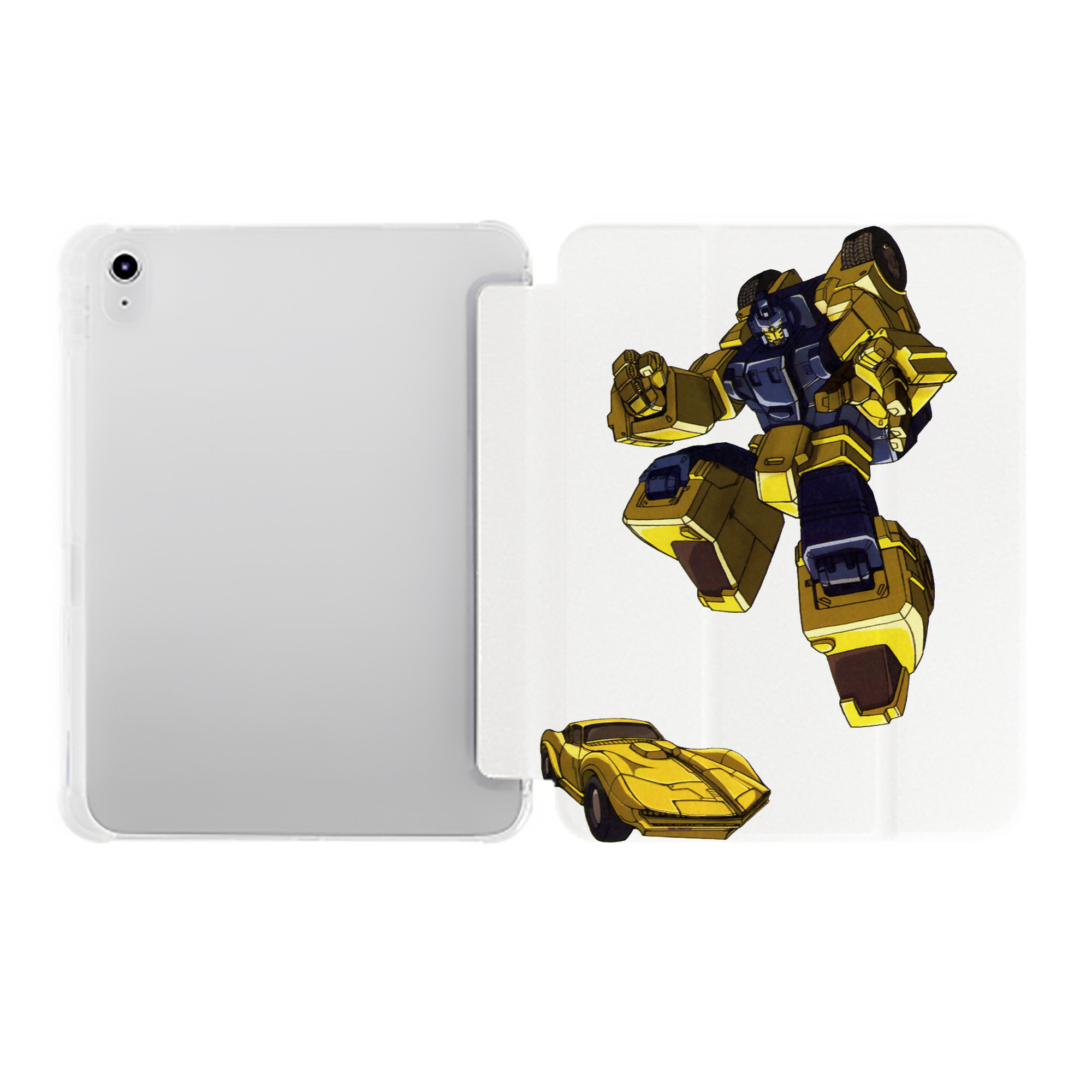 （画像用）  IPad ケース ペン収納付き 三つ折りスタンド PUレザー×シリコン 対応機種9.5/10.5/10.9インチ
